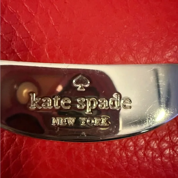 SOLD KATE SPADE Callie Mulberry Street Tri-fold Pebble Leather Wallet Clutch - Picture 2 of 8